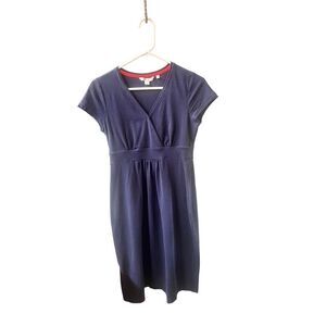 Boden  sursplice navy blue dress size 6